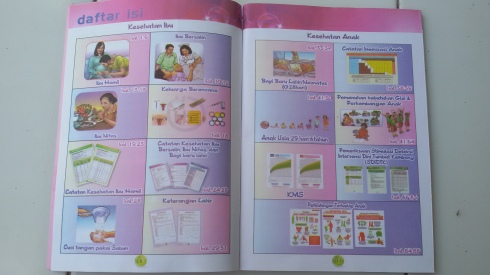 Isi buku kesehatan ibu dan anak (buku KIA) halaman i,ii,iii,iv,1 Dan 2